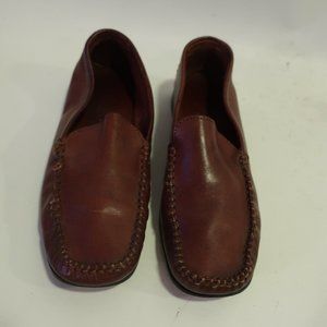 MARAOLO BROWN LEATHER LOAFERS SZ 10 *